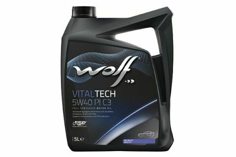 Моторна олива WOLF VITALTECH PI C3 5W-40, 5 літрів