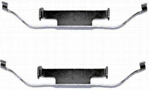 Планка супорта (заднього) прижимна (к-кт) BMW 3 (E90)/7 (E32)/5 (E34) (Teves)