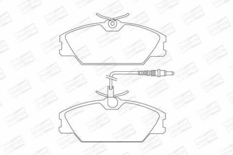 Тормозные колодки передние 25 84-,Laguna I,Megane,Safrane I,II,Scenic 92- RENAULT