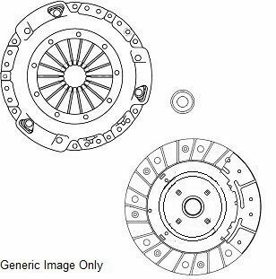 Комплект сцепления Transit V347 2.2TDCi 06- (115/140PS) (250mm)