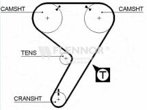Ремiнь ГРМ 142#18