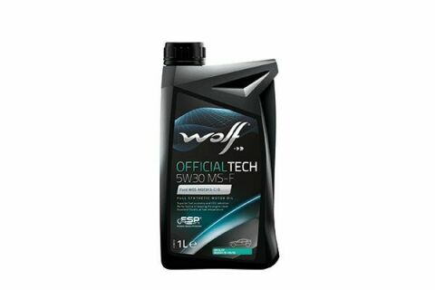 Моторное масло WOLF OFFICIALTECH 5W-30 MS-F, 1 литр