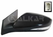 дзеркало в сборе, ліве,електр., випуклий + обогрів під покрас. + пок.поворот., 6 Pins,