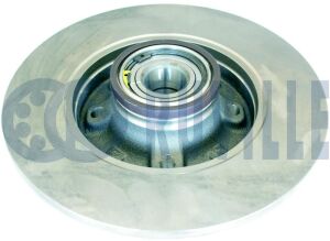 Диск тормозной задн (c подш, с кольцом ABS) C3,C4 Peugeot 207,307 (249*9)