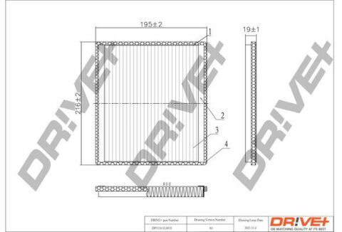 DP1110.12.0033 Drive+ - Фільтр салону