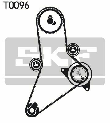 SKF К-кт. ГРМ (рем.+2шт.ролика+кріплення) Citroen Jumper 2.8HDI, Fiat Ducato 2.8 JTD