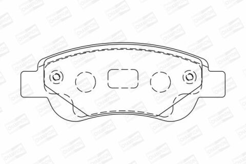Колодки тормозные передние C1 05- CITROEN