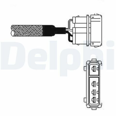 DELPHI лямбда-зонд (4 конт.) VW Golf III/Vento 1,4/1,6, Passat 2,0/2,8 SEAT 1,3-1,6 SKODA Favorit