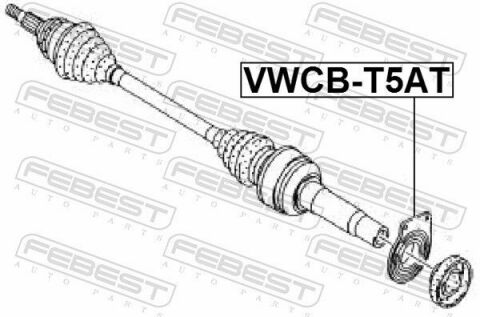 Підвісний підшипник піввісі VW T4/T5/Alhambra 92-10