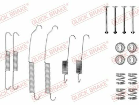 Комплект пружинок колодок ручника Peugeot 106/205/306/309/Renault Megane I/Rapid 84-03