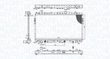 CHEVROLET радиатор водяного охлаждения LACETTI (J200) 1.8 05-11, DAEWOO NUBIRA Лифтбек (J200) 1.8 03-