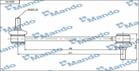 SLD0003 MANDO Тяга стабилизатора