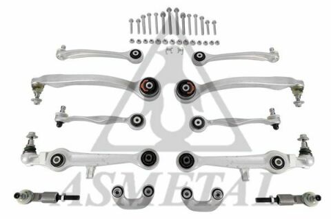 Комплект важелів підвіски (передньої) Audi A4 94-00/A6 97-05/VW Passat B5 00-05 (тонкий палец/повний)