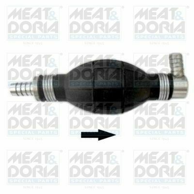 MEATDORIA Насос ("груша") ручного підкачування палива кутовий/прямий d=10mm/d=10mm