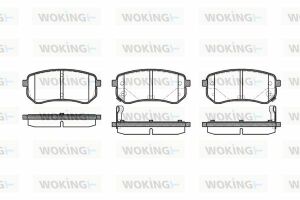 Гальмівні колодки зад. Hyundai Accent/Kia Rio/Ceed 05- (mando)