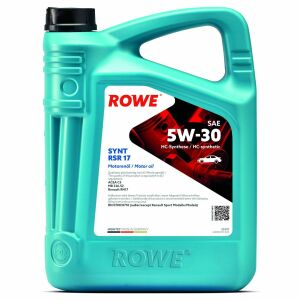 Моторна олива ROWE HIGHTEC SYNT RSR 17 5W-30, 5 літрів