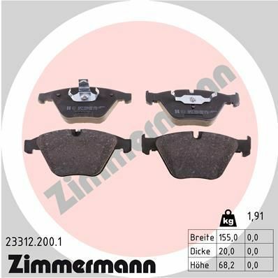 Колодки тормозные (передние) BMW 3 (E90/E92/E93) 06-13 (Ate-Teves) Колодки тормозные (передние) BMW 3 (E90/E92/E93) 06-13 (Ate-Teves)