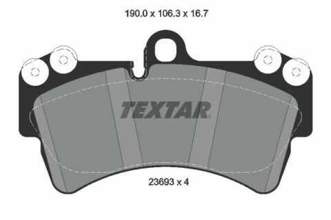 Колодки гальмівні (передні) Audi Q7/Porsche Cayenne/ VW Touareg 3.0-6.0 02- (Brembo)