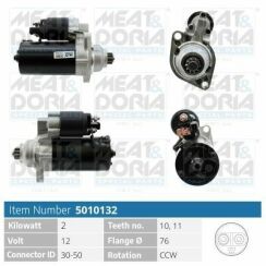 Стартер Volkswagen Golf, Passat, Seat, Audi, Škoda Стартер Volkswagen Golf, Passat, Seat, Audi, Škoda
