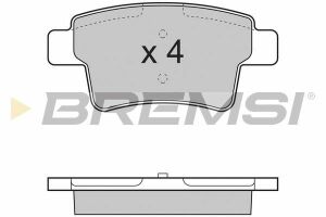 Гальмівні колодки зад. Citroen C4 Picasso 06- (Bosch)