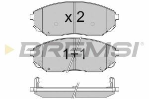 Тормозные колодки пер. Kia Sorento 02- (sumitomo)