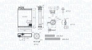 Радиатор отопления C3/C4/DS3 09-