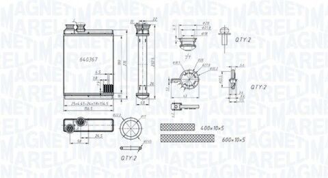 Радіатор опалення C3/C4/DS3 09-