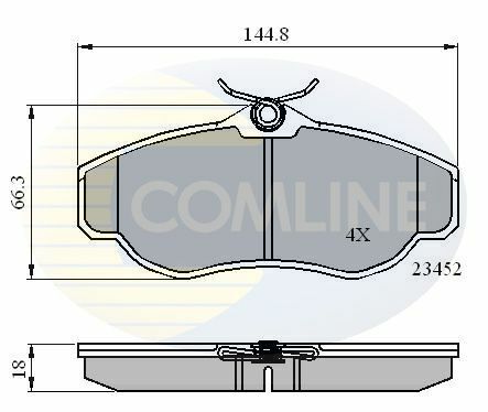 CBP0162 Comline - Тормозные колодки для дисков