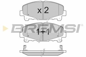 Тормозные колодки пер. Honda Accord VIII 08-(akebono)