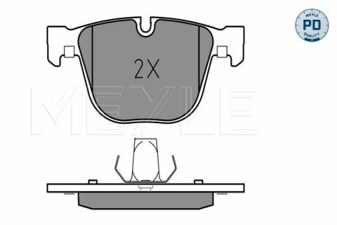 Колодки тормозные (задние) BMW 5 (F07)/7 (F01-F04) 08- (Teves)