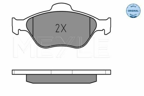 Колодки гальмівні (передні) Ford Fiesta 95-10/Fusion/Ka 02-12/Puma/Mazda 121 96-03/Mazda 2 03-07