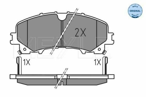 Колодки тормозные (передние) Nissan X-Trail/Infiniti Q50 13-/Renault Koleos 16-(к-кт)(Akebono)