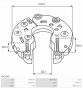 Діодний міст генератора (з кришкою генератора) 1.9dCi / 1.9dCi + 2.2dCi, фото 9 - інтерент-магазин Auto-Mechanic