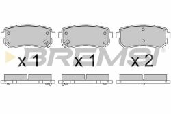Тормозные колодки зад. Sonata VI/VII/ix 35/Optima/Sportage 09- (Mando) Тормозные колодки зад. Sonata VI/VII/ix 35/Optima/Sportage 09- (Mando)