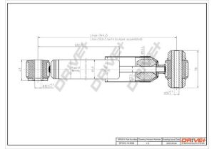 Амортизатор (задний) MB A-class (W168) 97-04 (Газ)