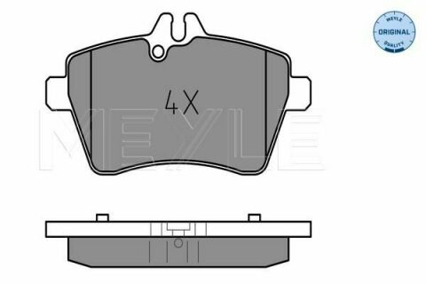 Колодки тормозные (передние) MB A-class (W169) 04-12