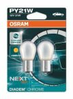 Автолампа Osram (12V 21W BAU15S) (к/т 2 шт) 