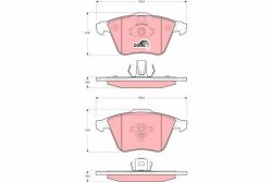 Колодки тормозные (передние) Ford Focus/Mazda 3/Volvo C30/C70/S40/V50/Opel Vectra C 05-14/V40 12-