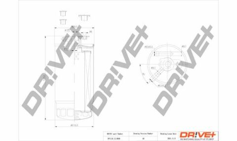 DP1110.13.0049 Drive+ - Фільтр палива