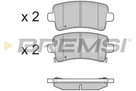 Гальмівні колодки зад. Opel Insignia 08- (TRW)