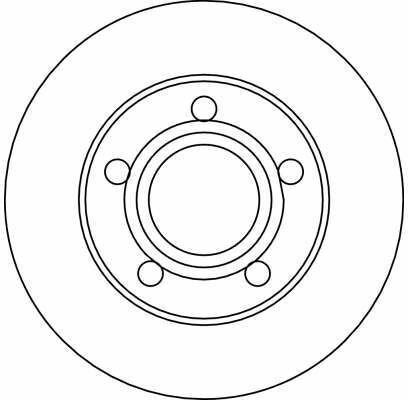 DF4038  TRW - Гальмівний диск