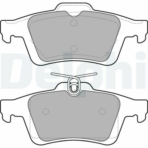 Колодки гальмівні (задні) Ford Connect/Focus II 02- (Continental)