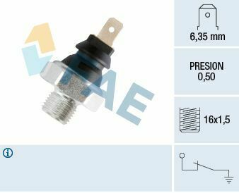 Датчик тиску оливи Citroen Berlingo/Peugeot Partner 1.1-1.4i/J5 2.5D (M16x1.5)