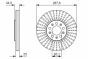 Диск гальмівний (передній) Skoda Fabia 99-/Rapid 13-/Roomster 06-15/VW Golf (288x25)(з покр.)(вент.), фото 10 - інтерент-магазин Auto-Mechanic