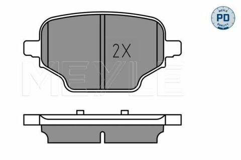 Колодки гальмівні (задні) Opel Combo 18-/Citroen Berlingo/Peugeot Partner 18-