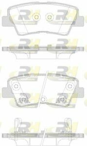 Колодки тормозные (задние) Kia Ceed II/Rio III/Hyundai Accent/i20/i30/i40 10- (Akebono)