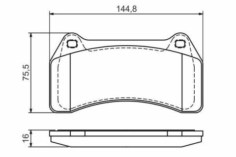 Колодки гальмові передні Jaguar S-Type 02-