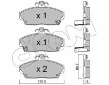 Гальмівні колодки пер. Honda Civic 91-05 (TRW)
