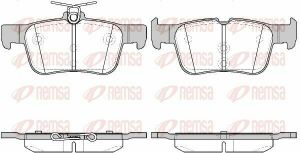 Колодки гальмівні задні mondeo, galaxy, s-max, 14-