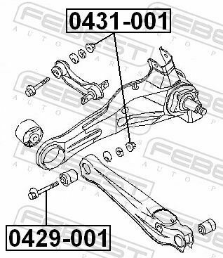 Болт з ексцентриком Lancer 92-